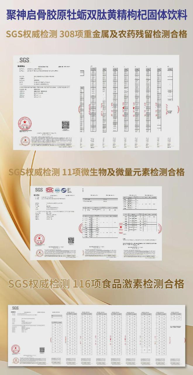 荣膺SGS认证！聚神启喜获‘全球通行证’435项指标全数达标！(图2)